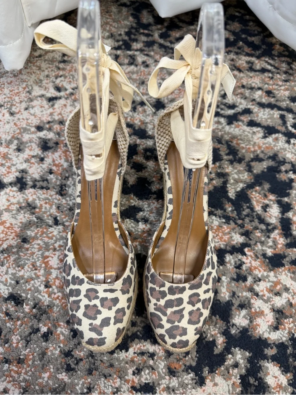 NWOT Margaux ‘Ankle Wrap Espadrille Wedges' in 